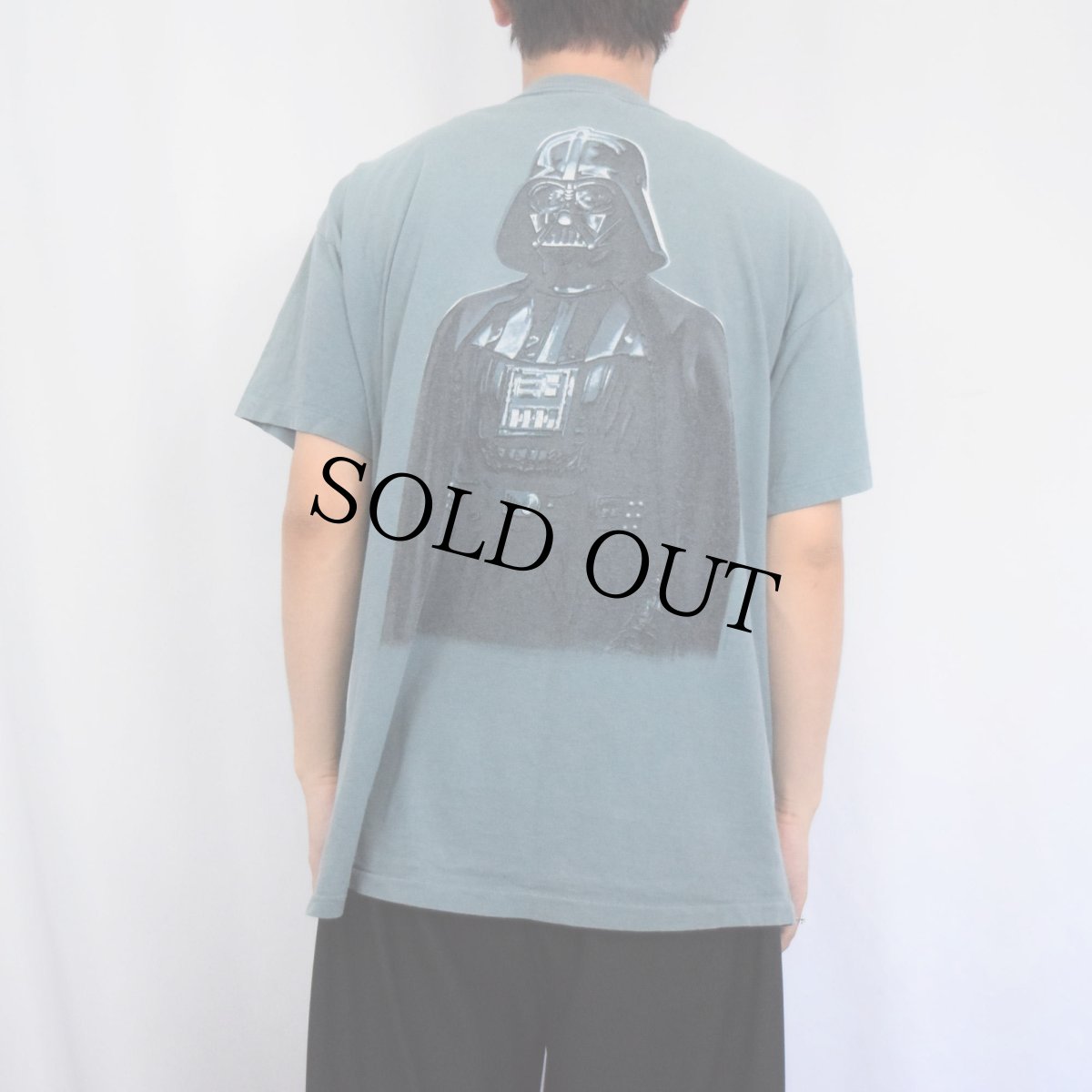 画像4: 90's DARTH VADER USA製 "Calvin Klein" パロディプリントTシャツ L (4)