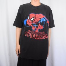 画像2: THE AMAZING SPIDER-MAN キャラクタープリントTシャツ BLACK L (2)