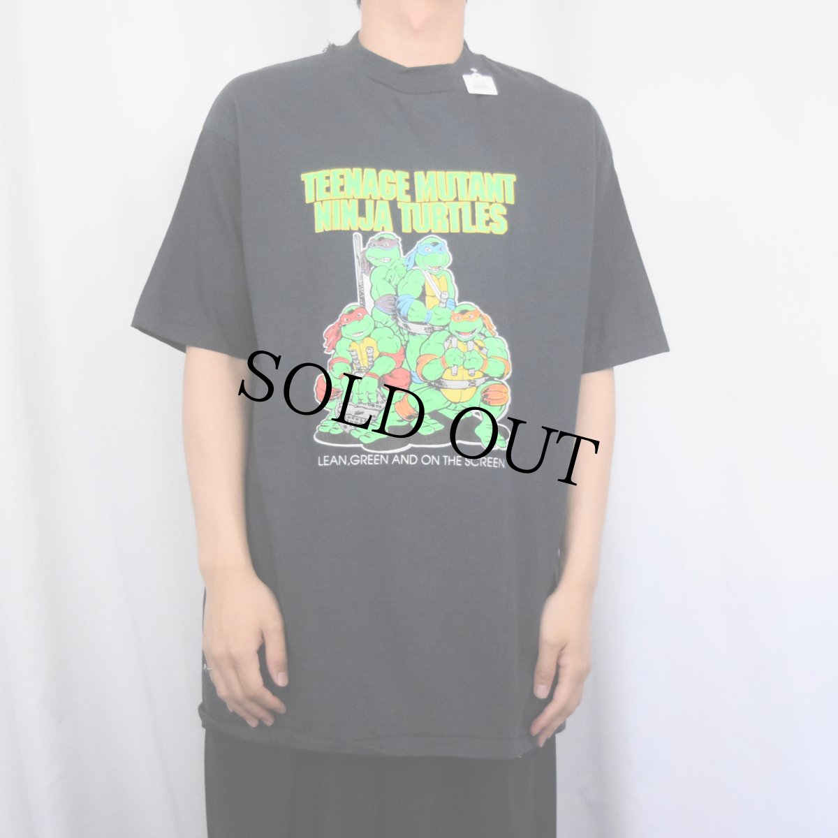 画像2: 80's Teenage Mutant Ninja Turtles USA製 キャラクタープリントTシャツ BLACK XL (2)