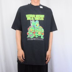 画像2: 80's Teenage Mutant Ninja Turtles USA製 キャラクタープリントTシャツ BLACK XL (2)