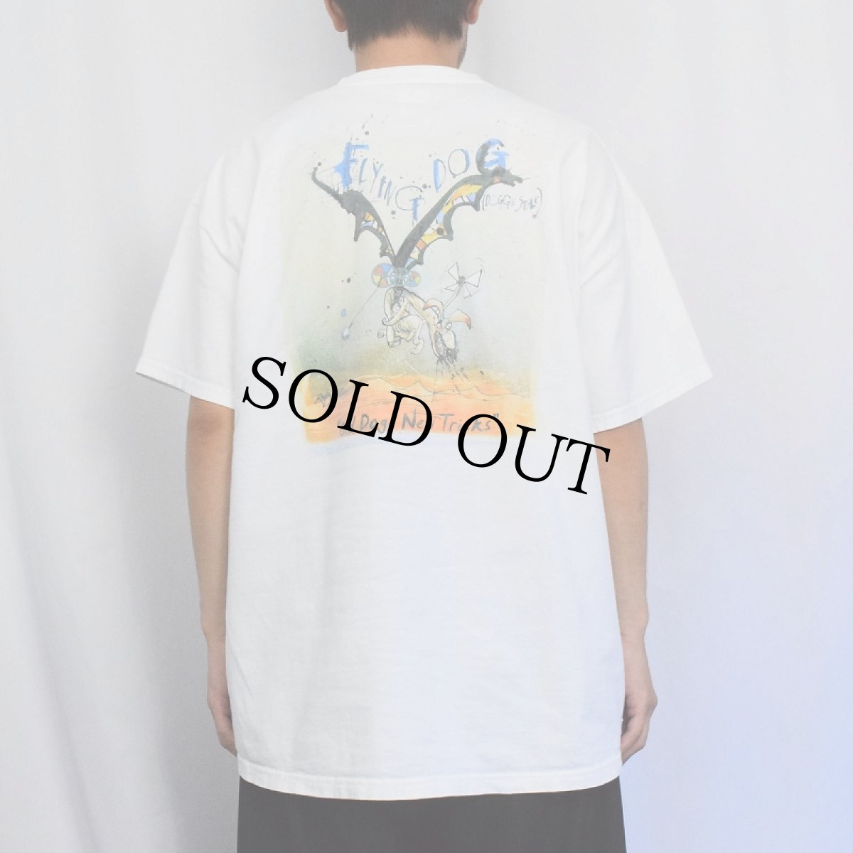 画像4: Ralph Steadman "FLYING DOG" アートプリントTシャツ XL (4)