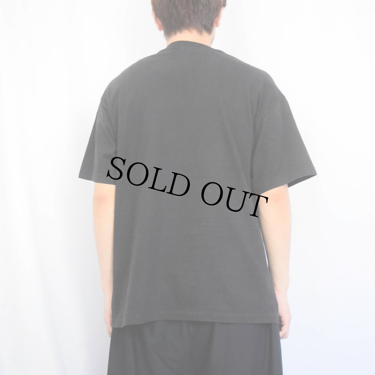 画像3: 【SALE】 90's MONDRIAN USA製 "rhythm in the abstract" アートプリントTシャツ BLACK XL (3)