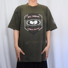 画像2: 90〜2000's WU WEAR USA製 "Wu-Tang Clan" ロゴプリント ヒップホップTシャツ XL (2)