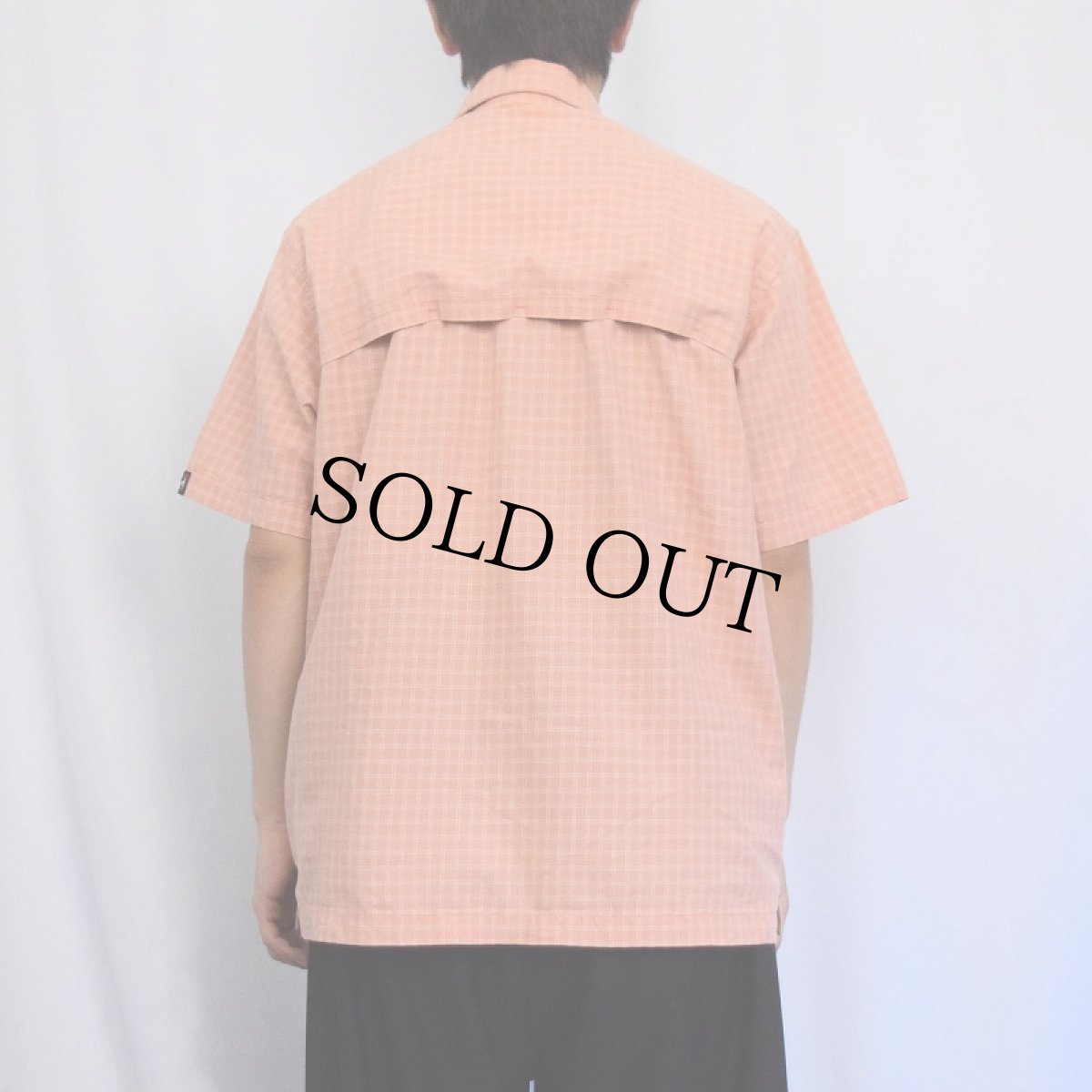 画像3: Eddie Bauer EBTEK チェック柄 コットン×ポリエステル フィッシングシャツ M (3)