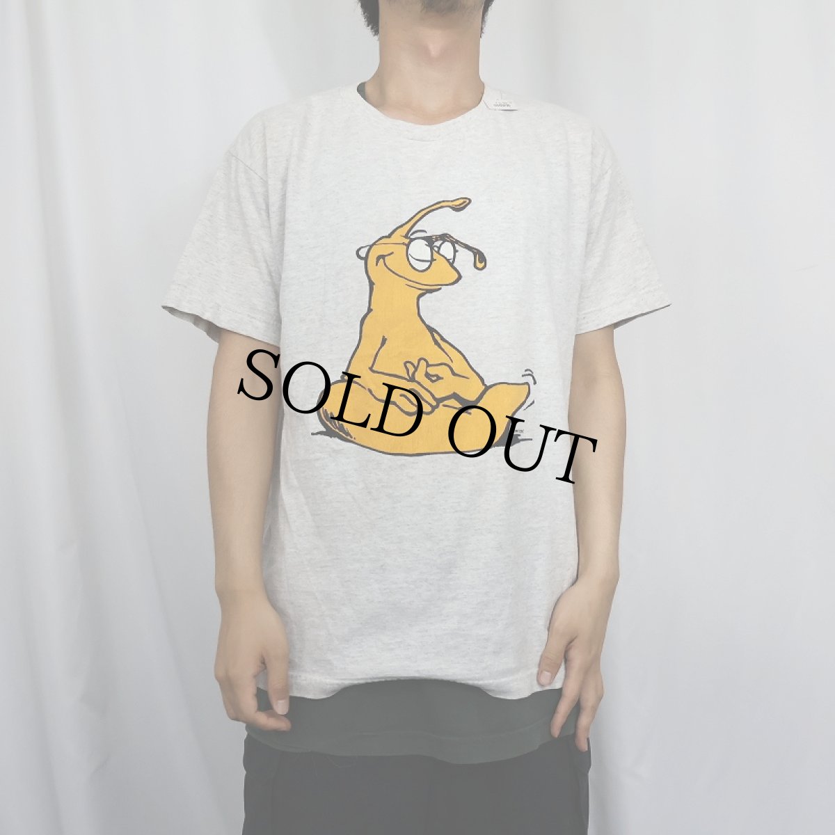 画像2: 90's UC SANTA CRUZ USA製 "通身眼" キャラクタープリントTシャツ L (2)