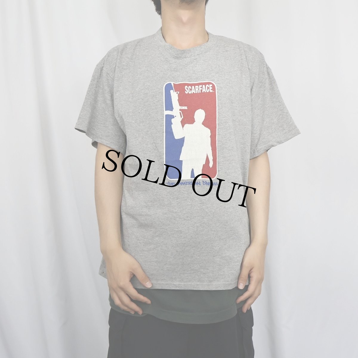 画像2: 90〜2000's SCARFACE "NBA" パロディプリントTシャツ L (2)