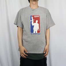 画像2: 90〜2000's SCARFACE "NBA" パロディプリントTシャツ L (2)