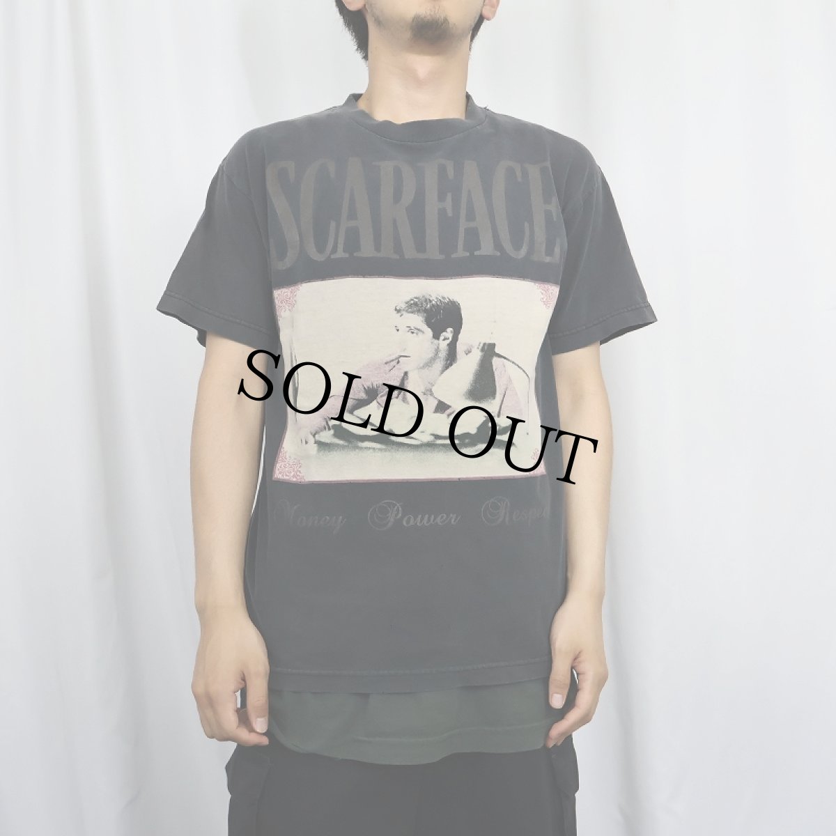 画像2: 2000's SCARFACE 映画プリントTシャツ BLACK M (2)
