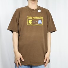 画像2: 2000's PAC-MAN "back in the day" ゲームプリントTシャツ XL (2)