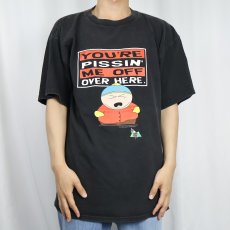 画像2: 90's SOUTH PARK "YOU'RE PISSIN' ME OFF OVER HERE." キャラクタープリントTシャツ BLACK XL (2)