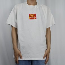 画像2: Cactus Jack×McDonald's ロゴプリント ヒップホップTシャツ XL (2)