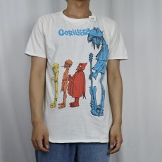 画像2: GORILLAZ ロックバンドTシャツ M (2)