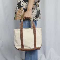 画像2: 90's〜 L.L.Bean "BOAT AND TOTE" キャンバストートバッグ SMALL (2)