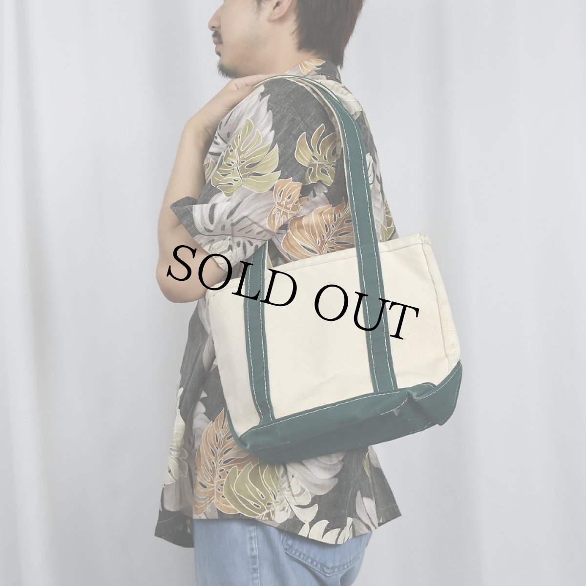 画像2: 90's〜 L.L.Bean USA製 "BOAT AND TOTE" キャンバストートバッグ SMALL LONG (2)