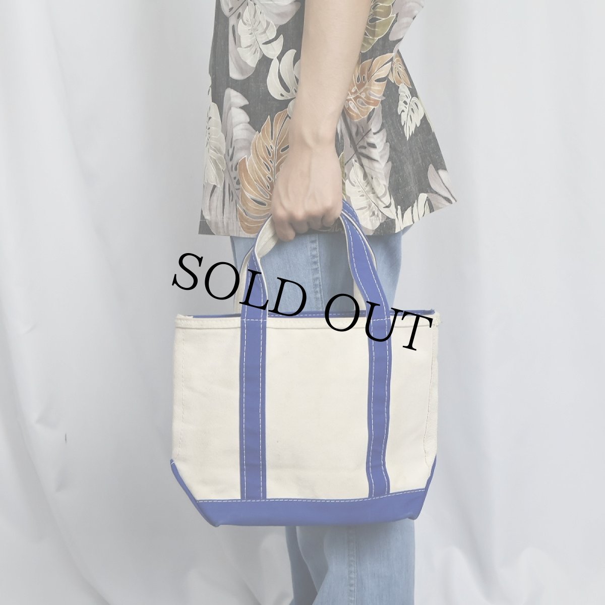 画像2: 90's〜 L.L.Bean USA製 "BOAT AND TOTE" ジップトップキャンバストートバッグ SMALL (2)