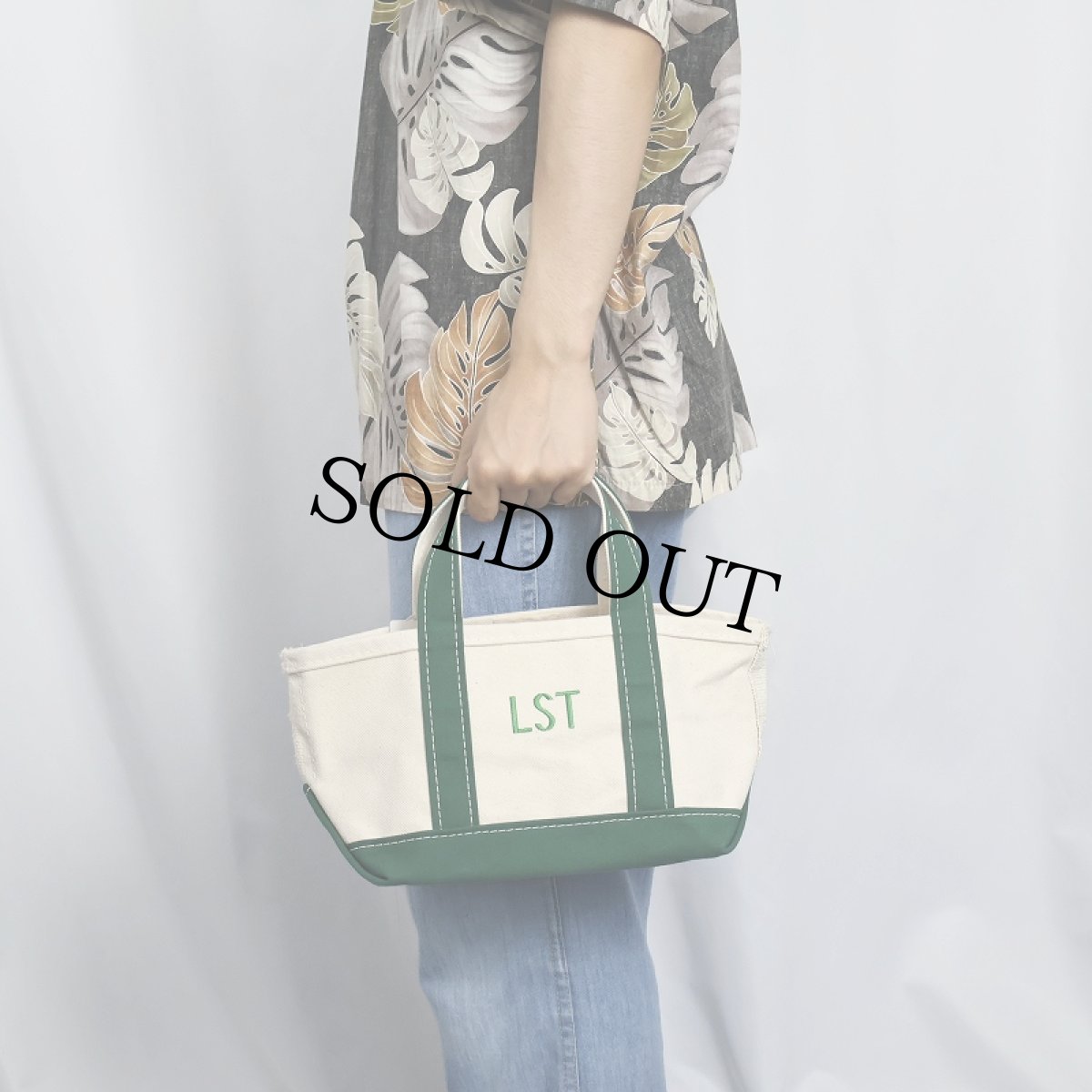 画像2: 90's〜 L.L.Bean USA製 "BOAT AND TOTE" キャンバストートバッグ MINI (2)