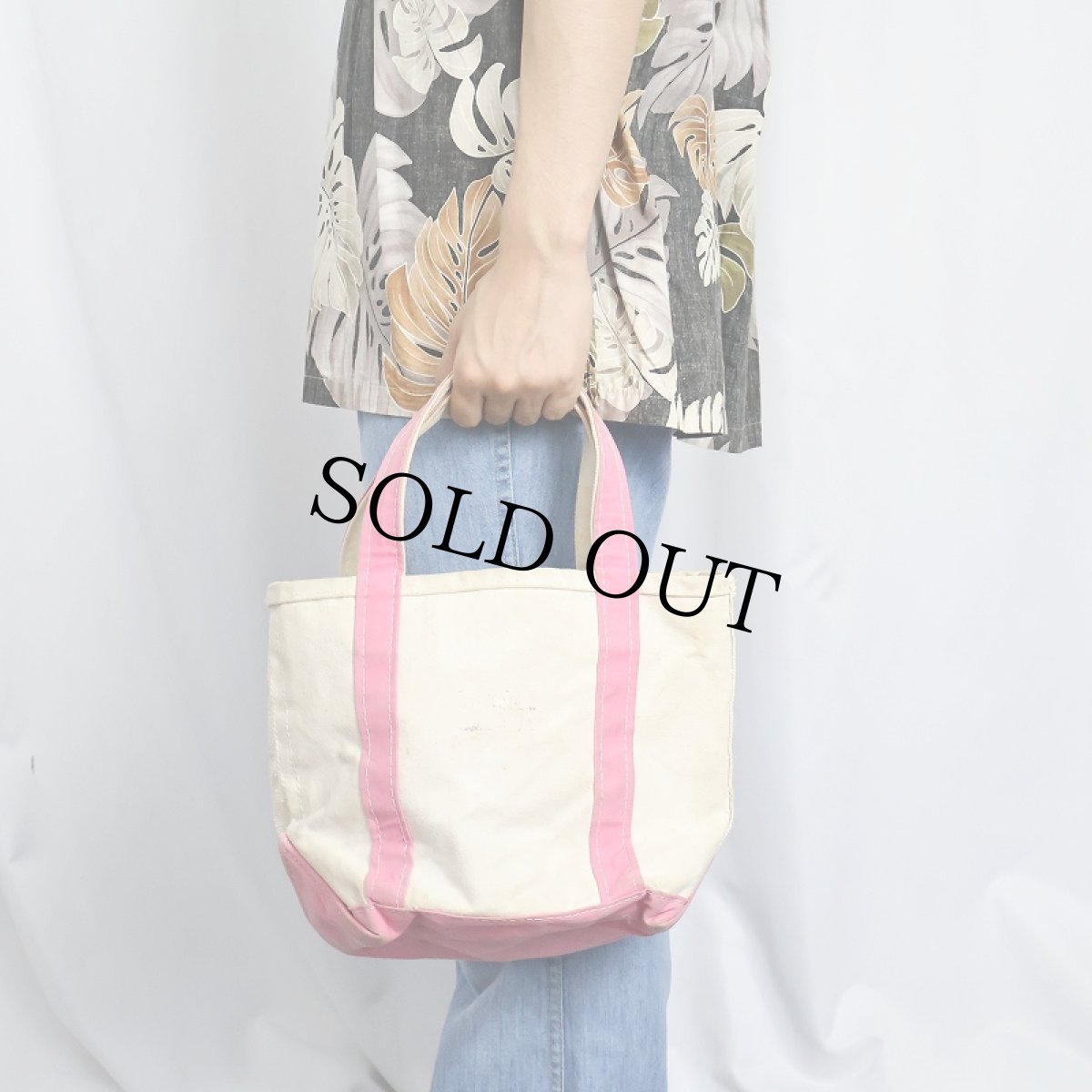 画像2: 90's〜 L.L.Bean USA製 "BOAT AND TOTE" キャンバストートバッグ SMALL (2)