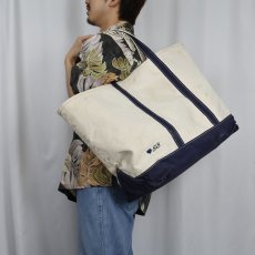 画像2: 90's〜 L.L.Bean USA製 キャンバストートバッグ EXTRA LARGE (2)