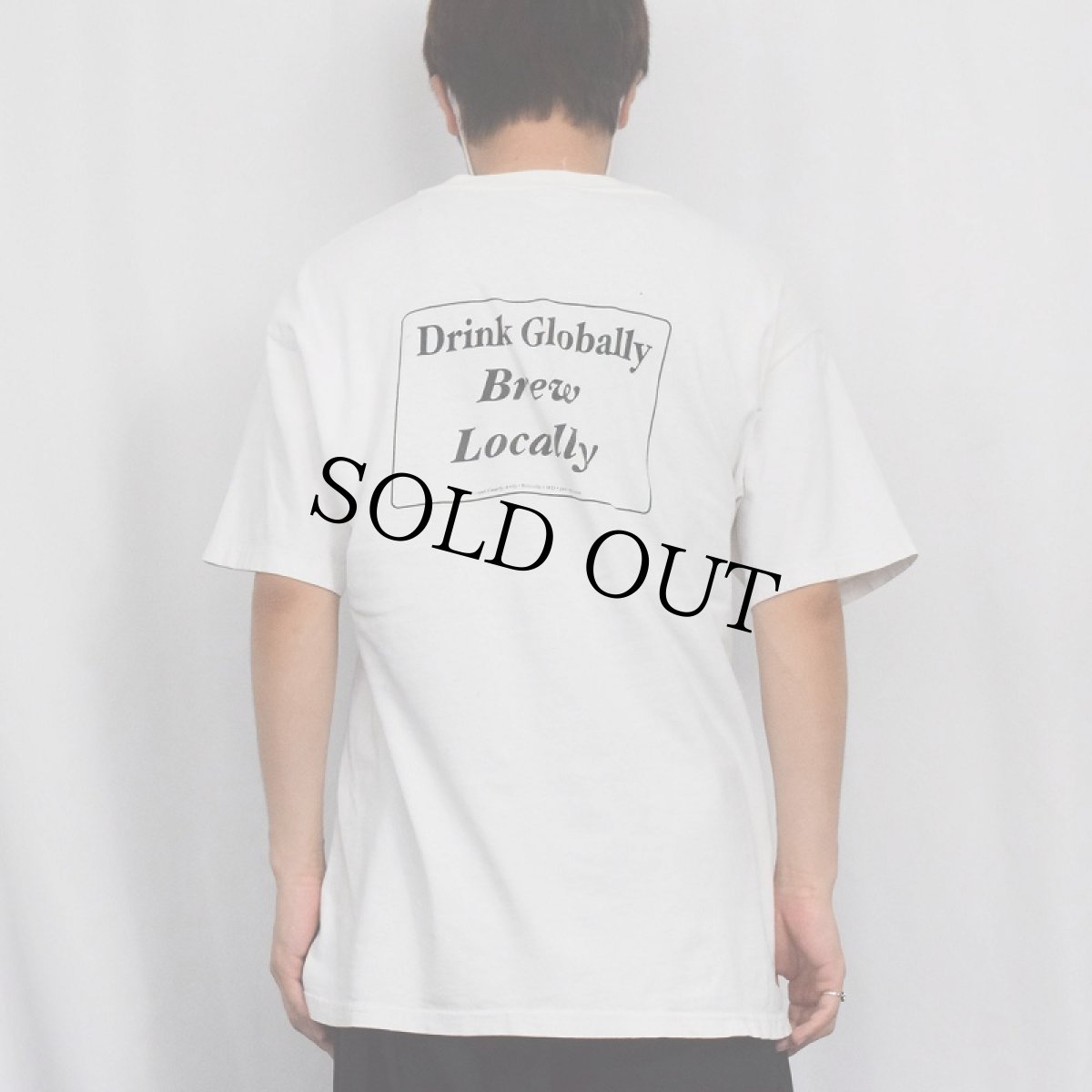 画像4: 90's Gnarly Artly "BEER" イラストプリントTシャツ L (4)