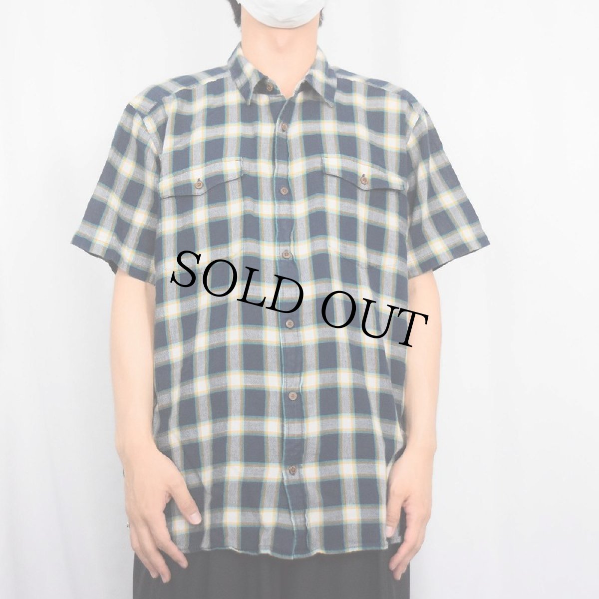 画像2: 2017SS Patagonia "ORGANIC COTTON" チェック柄 ステアーズマンシャツ XL (2)