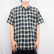 画像2: 17SS Patagonia "ORGANIC COTTON" チェック柄 ステアーズマンシャツ XL (2)