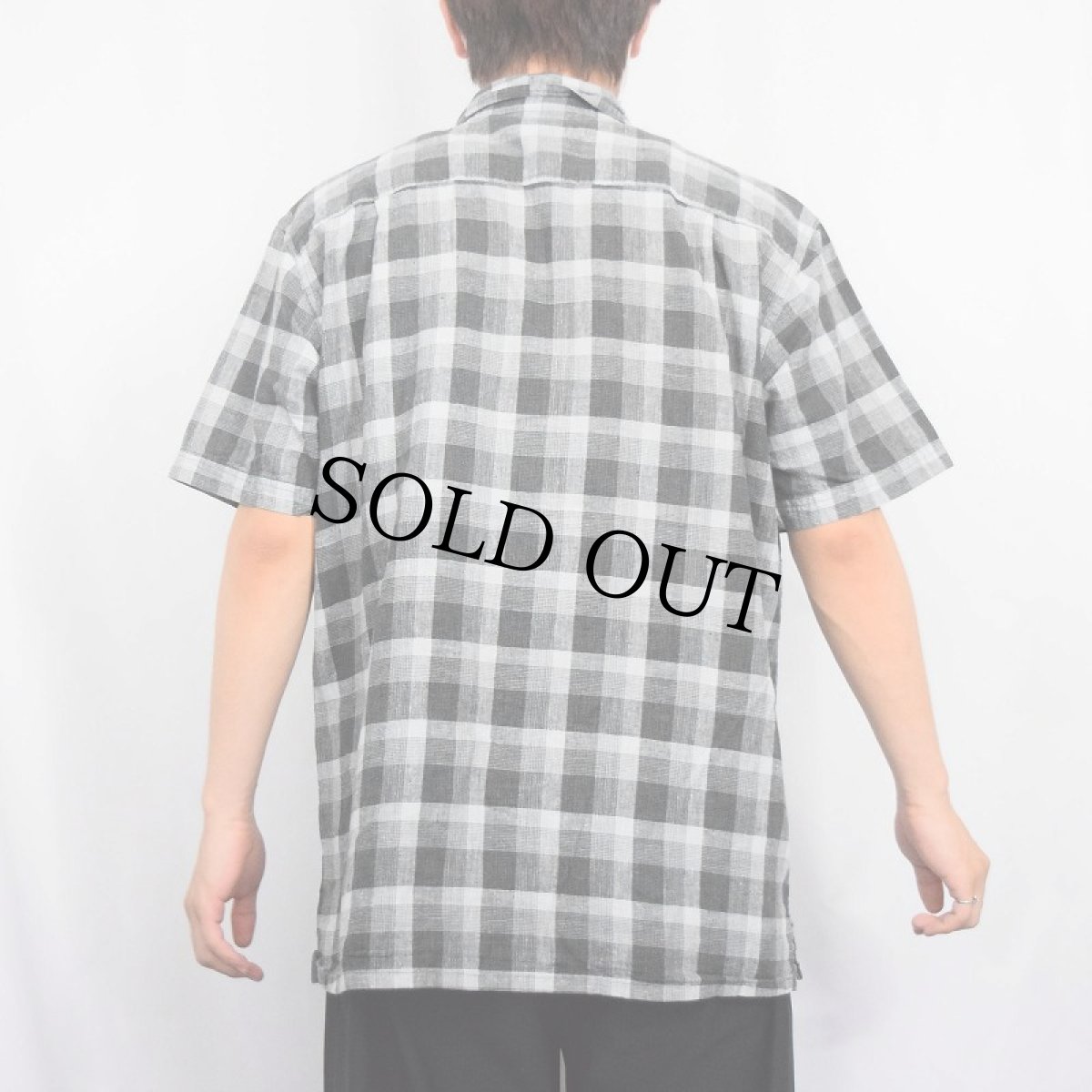 画像3: 2014SS Patagonia チェック柄 ヘンプシャツ L (3)