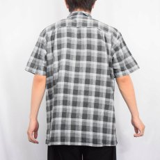 画像3: 14SS Patagonia チェック柄 ヘンプシャツ L (3)