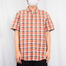 画像2: 13SS Patagonia "ORGANIC COTTON" チェック柄 フェズマンシャツ M (2)