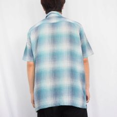 画像3: 11SS Patagonia "ORGANIC COTTON" オンブレーチェック柄 A/Cシャツ XL (3)