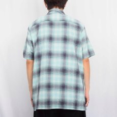 画像3: 11SS Patagonia "ORGANIC COTTON" オンブレーチェック柄 A/Cシャツ L (3)