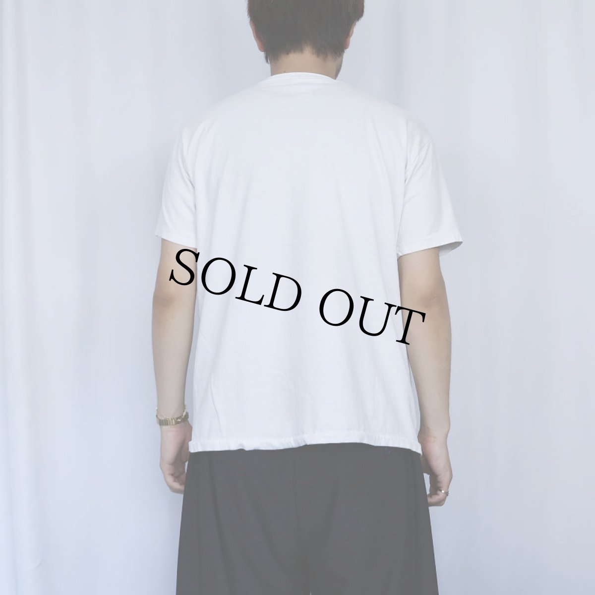 画像3: 90's BANANA REPUBLIC USA製 カメラ柄 プリントTシャツ XL (3)