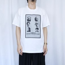 画像2: 90's JASON'S JEWISH HALL OF FAME USA製 偉人プリントTシャツ XL (2)
