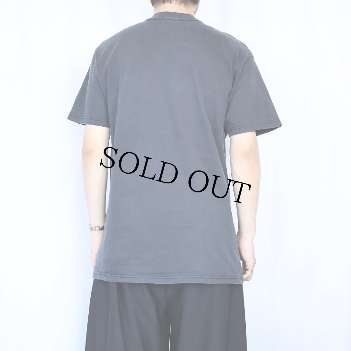 画像3: 2000's NUKEWATCH "NUCLEAR FREE, NATURALLY" 植物プリントTシャツ BLACK L (3)