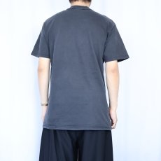 画像3: 2000's NUKEWATCH "NUCLEAR FREE, NATURALLY" 植物プリントTシャツ BLACK L (3)