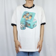 画像2: 90's THE BEATLES USA製 ロックバンドリンガーTシャツ XL (2)
