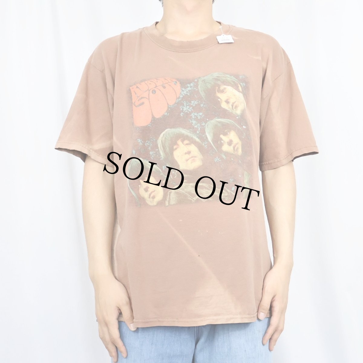 画像3: 90's THE BEATLES "RUBBER SOUL" ロックバンドアルバムTシャツ L (3)