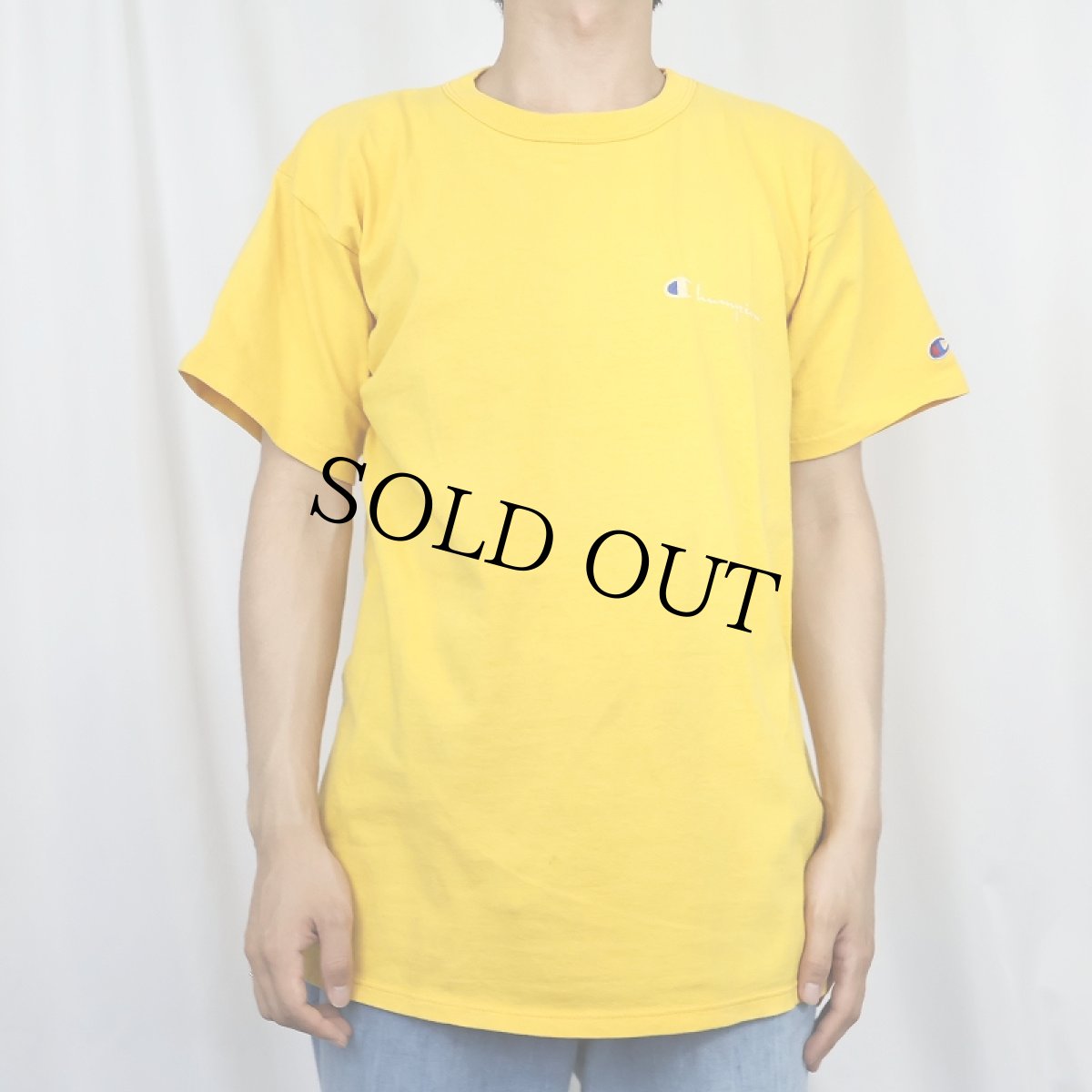 画像2: 80's Champion トリコタグ USA製 ロゴプリントTシャツ L (2)