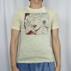 画像2: 80's Mark Vallen "NUCLEAR WAR?!" リキテン風 イラストプリントTシャツ (2)