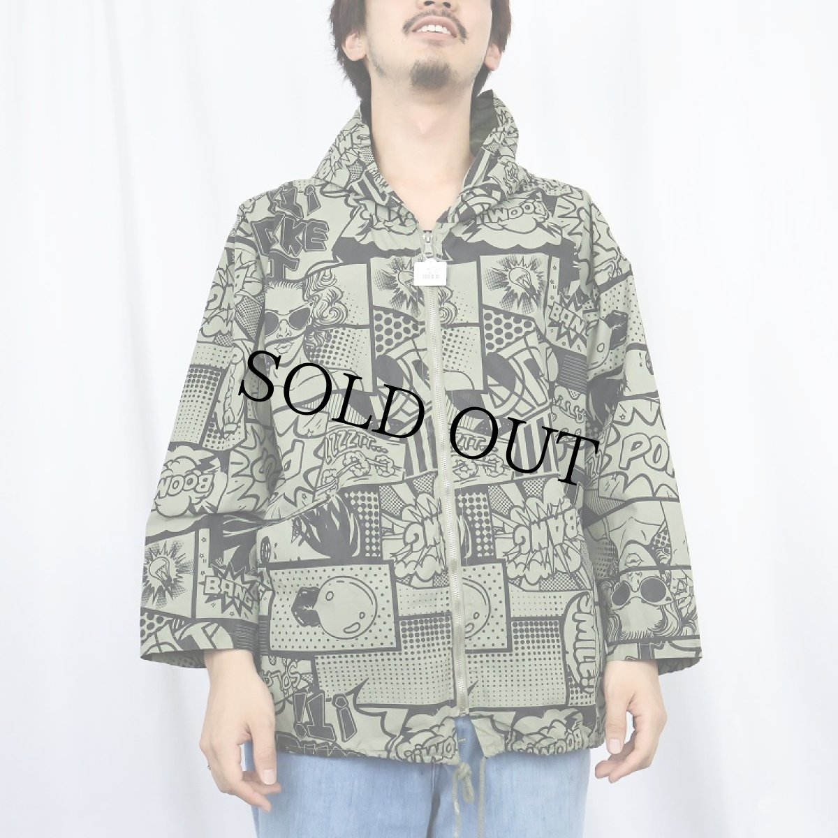 画像3: ITALY製 リキテン風 コットンパーカー (3)