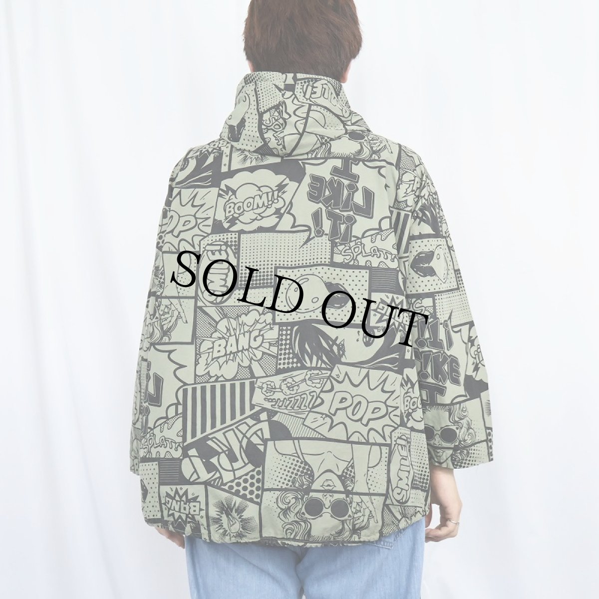 画像4: ITALY製 リキテン風 コットンパーカー (4)