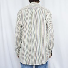 画像3: 90's〜 ORVIS ストライプ柄 シアサッカーシャツ L (3)