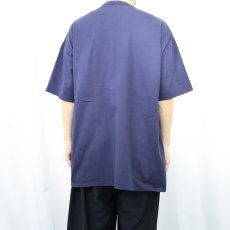 画像3: 90's RUSSELL ATHLETIC USA製 "HIGH COTTON" ポケットTシャツ NAVY XL (3)