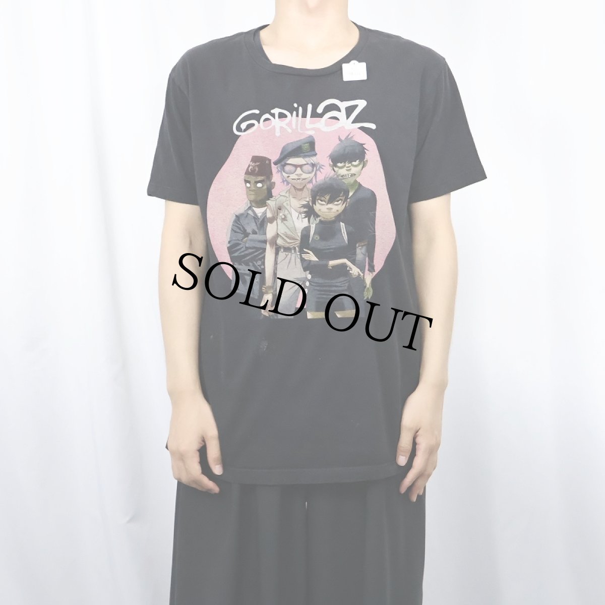 画像2: GORILLAZ ロックバンドTシャツ BLACK (2)