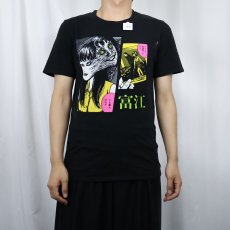画像2: 伊藤潤二 "富江" ホラー漫画プリントTシャツ BLACK S (2)