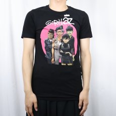 画像2: GORILLAZ ロックバンドTシャツ BLACK S (2)