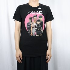 画像2: GORILLAZ ロックバンドTシャツ BLACK S (2)