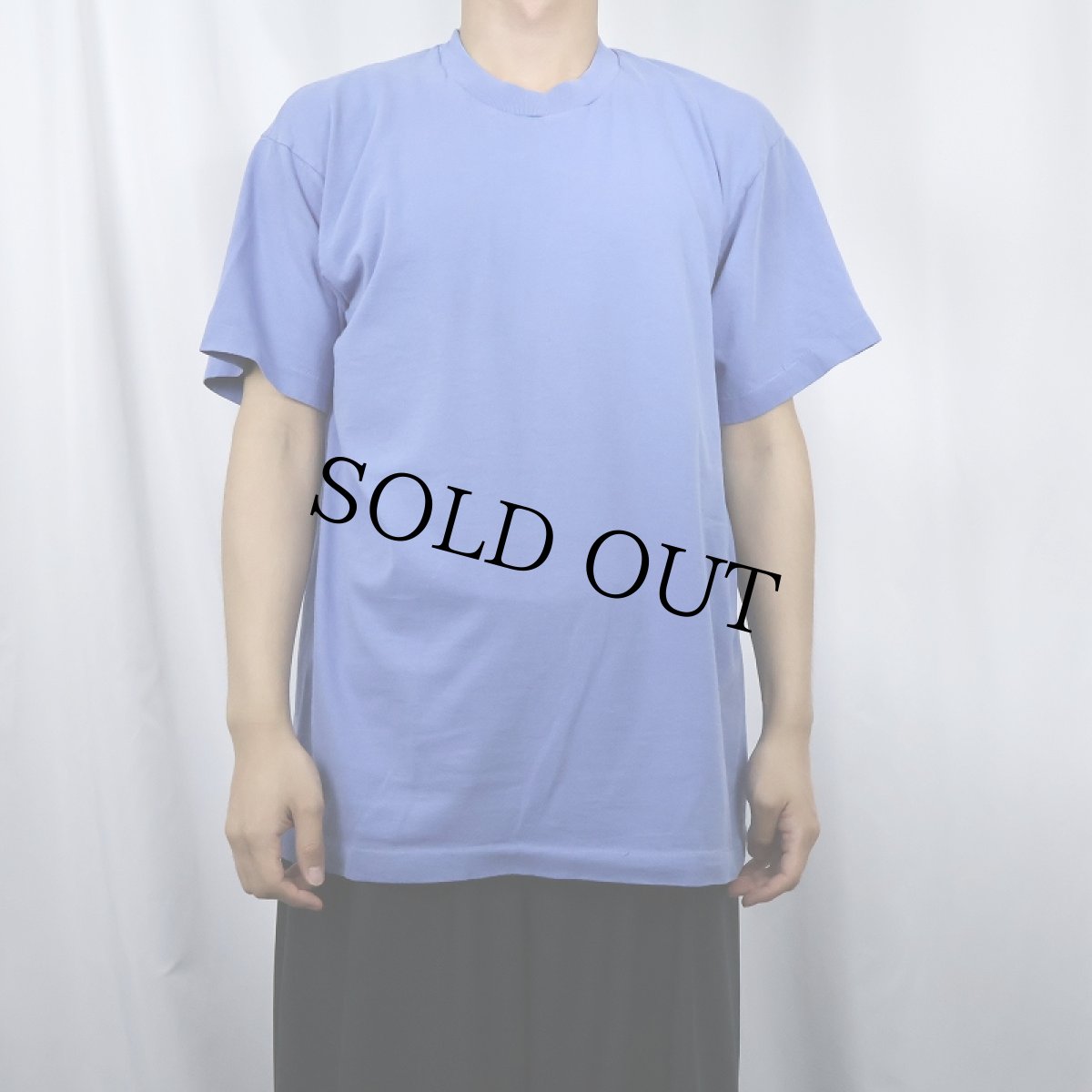 画像2: 【SALE】 90's FRUIT OF THE LOOM USA製 無地Tシャツ L (2)