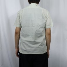 画像3: 60's McGREGOR USA製 "MODERN" 柄織 コットンオープンカラーシャツ S (3)