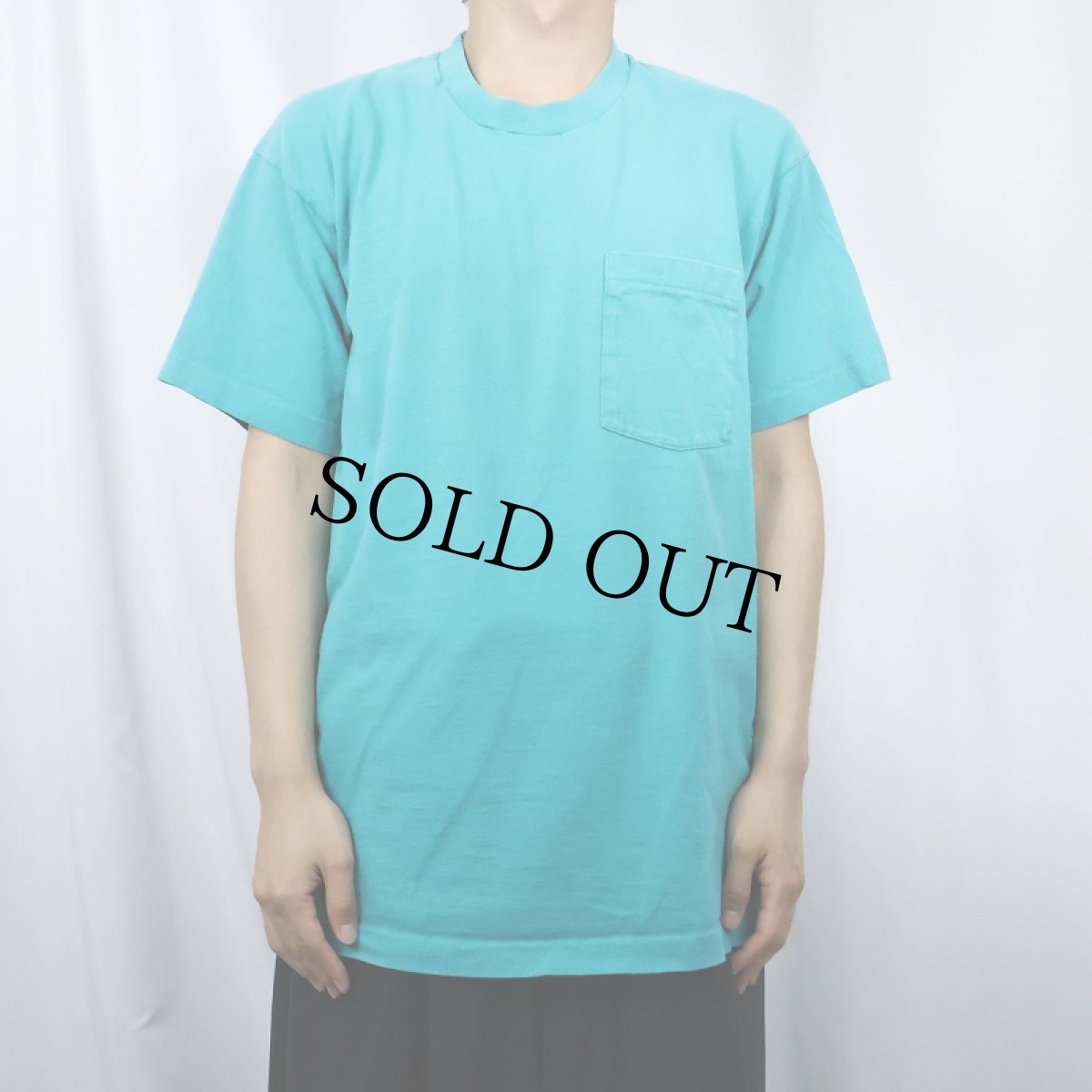 画像2: 【SALE】 90's FRUIT OF THE LOOM USA製 ポケットTシャツ L (2)