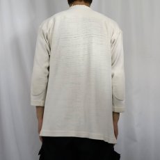 画像3: 40's エルボーパッチ付き コットンフットボールTシャツ (3)
